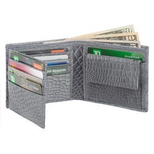 Men' s Bifold Leather, Premium Full Grain Leather